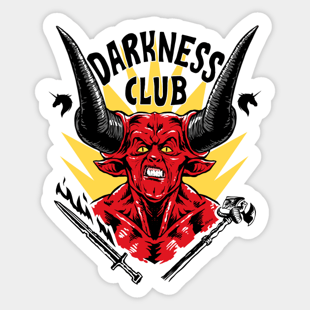 Darkness Club Sticker by Andriu